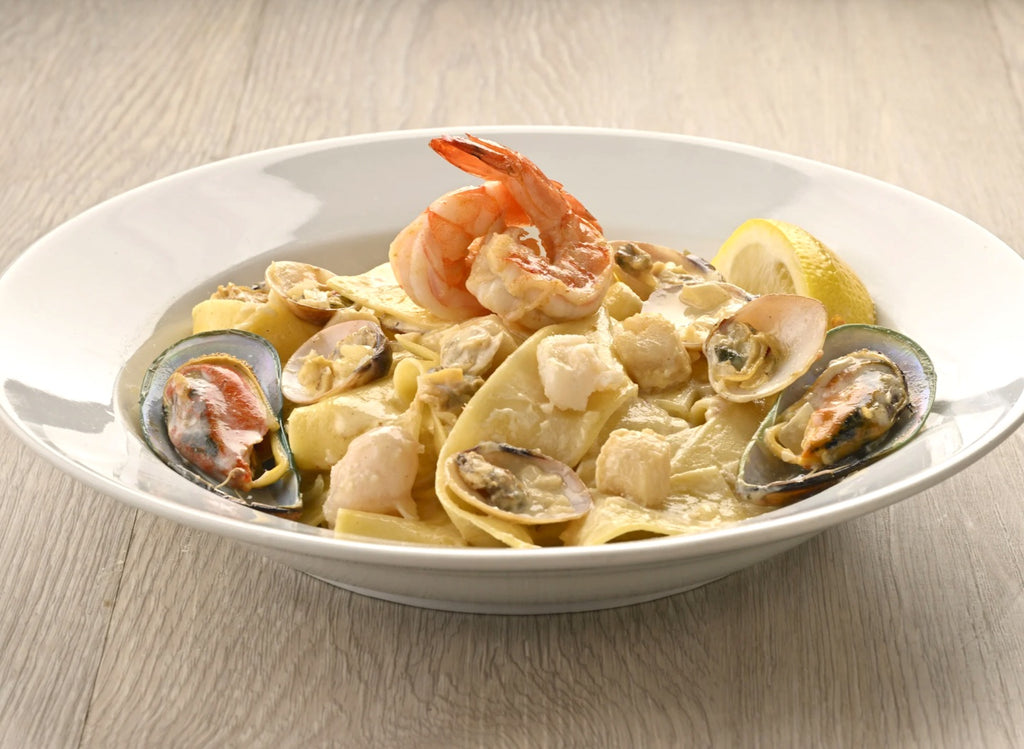 Seafood Pappardelle